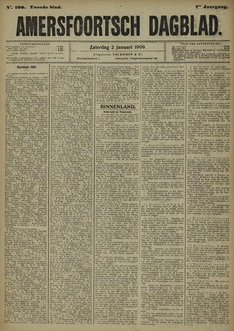 Amersfoortsch Dagblad 1909-01-02