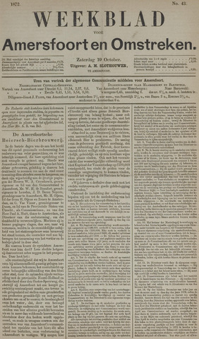 Weekblad voor Amersfoort en Omstreken 1872-10-19