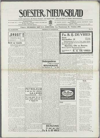 Soester Courant 1937-08-27