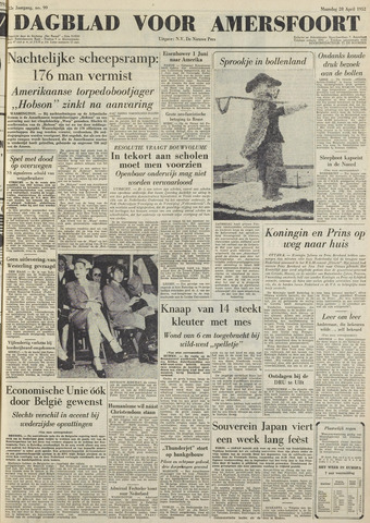 Dagblad voor Amersfoort 1952-04-28