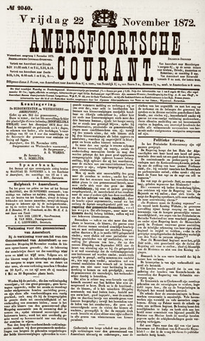 Amersfoortsche Courant 1872-11-22