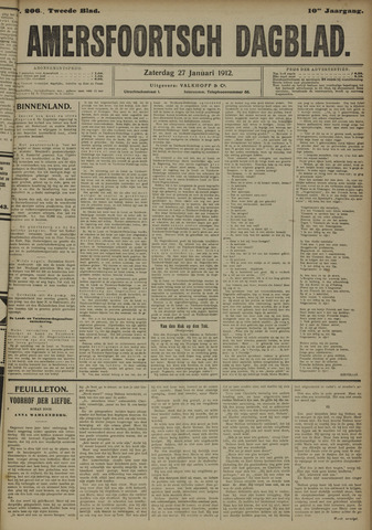 Amersfoortsch Dagblad 1912-01-27