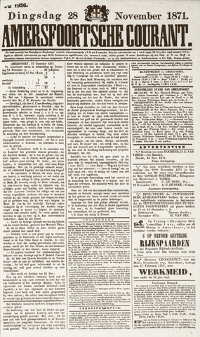 Amersfoortsche Courant 1871-11-28