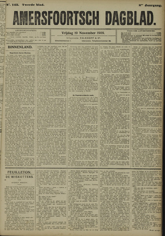 Amersfoortsch Dagblad 1909-11-19