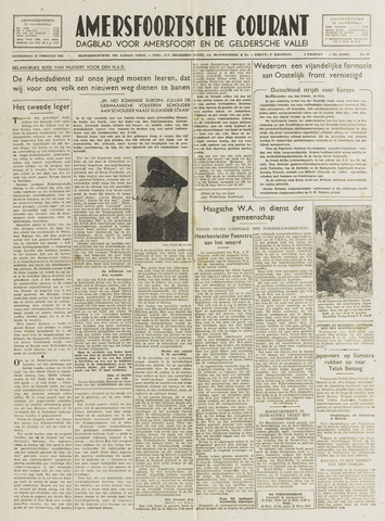 Amersfoortsche Courant 1942-02-19