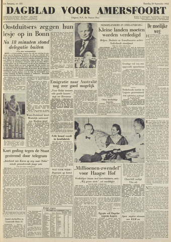 Dagblad voor Amersfoort 1952-09-20