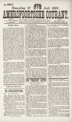 Amersfoortsche Courant 1891-07-27