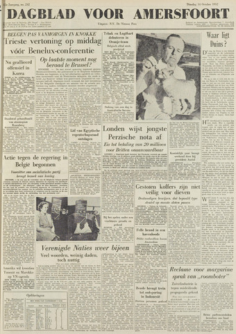 Dagblad voor Amersfoort 1952-10-14