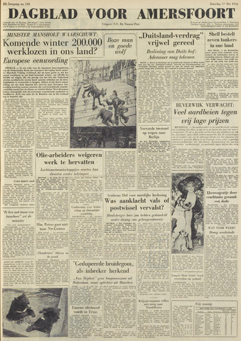 Dagblad voor Amersfoort 1952-05-17