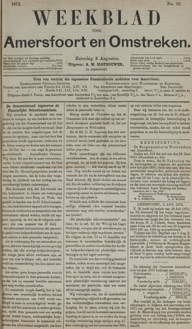 Weekblad voor Amersfoort en Omstreken 1872-08-03