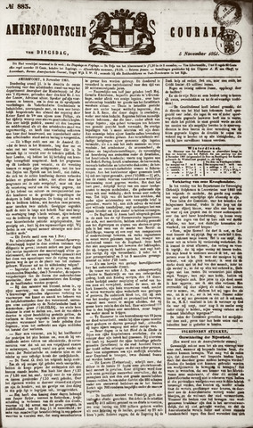 Amersfoortsche Courant 1861-11-05