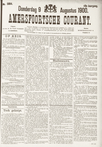 Amersfoortsche Courant 1900-08-09