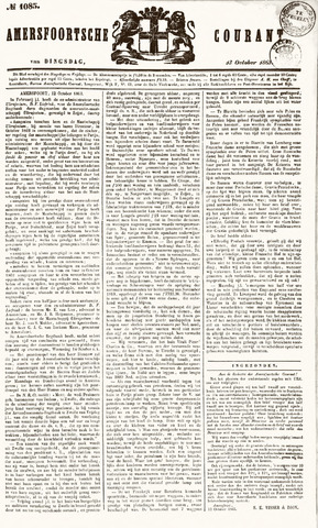 Amersfoortsche Courant 1863-10-13