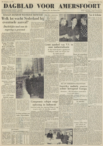 Dagblad voor Amersfoort 1952-10-29