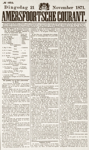 Amersfoortsche Courant 1871-11-21