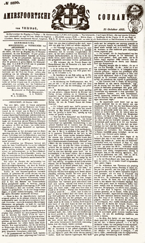 Amersfoortsche Courant 1863-10-30