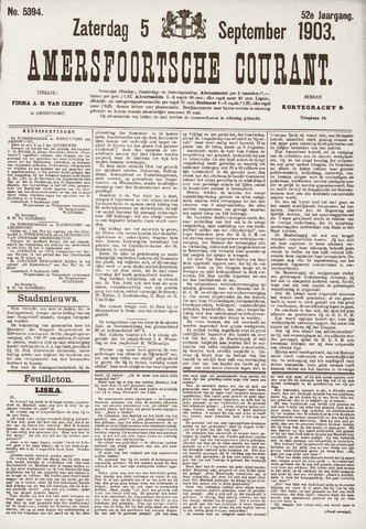 Amersfoortsche Courant 1903-09-05