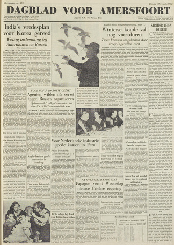 Dagblad voor Amersfoort 1952-11-18