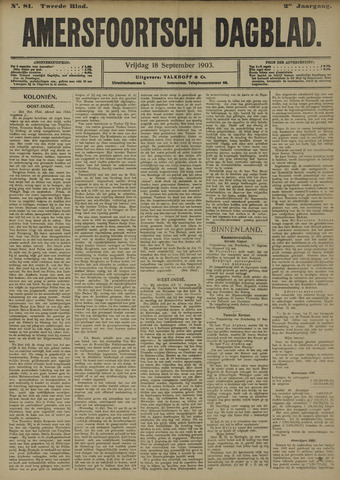 Amersfoortsch Dagblad 1903-09-18