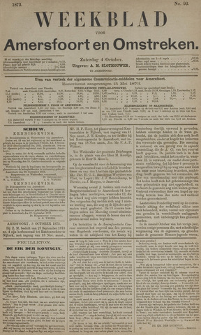 Weekblad voor Amersfoort en Omstreken 1873-10-04