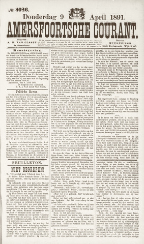 Amersfoortsche Courant 1891-04-09