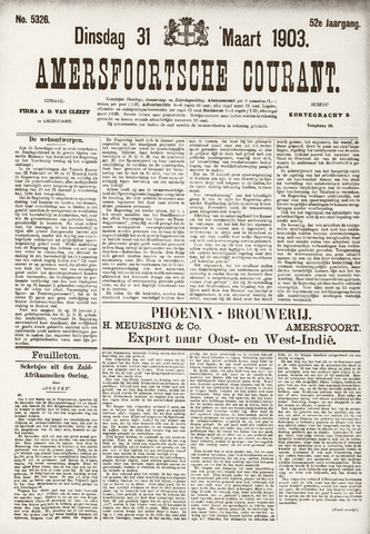 Amersfoortsche Courant 1903-03-31