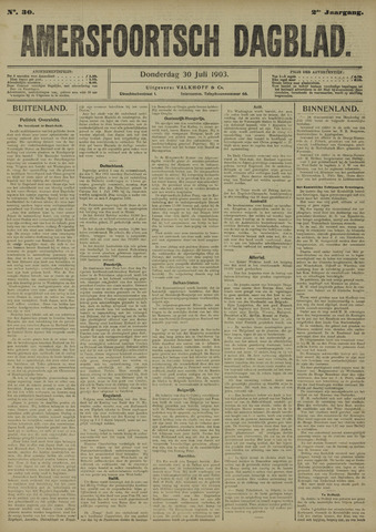Amersfoortsch Dagblad 1903-07-30