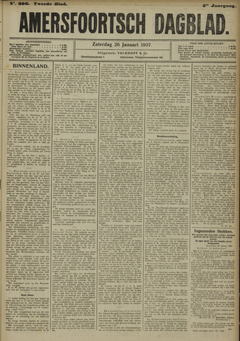 Amersfoortsch Dagblad 1907-01-26
