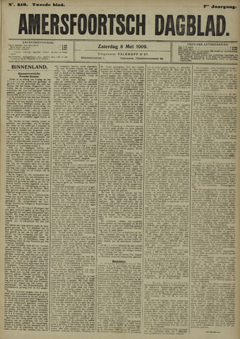 Amersfoortsch Dagblad 1909-05-08