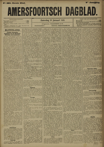 Amersfoortsch Dagblad 1911-01-21