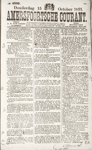 Amersfoortsche Courant 1891-10-15