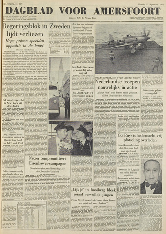 Dagblad voor Amersfoort 1952-09-22