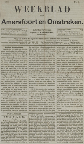 Weekblad voor Amersfoort en Omstreken 1872-02-03