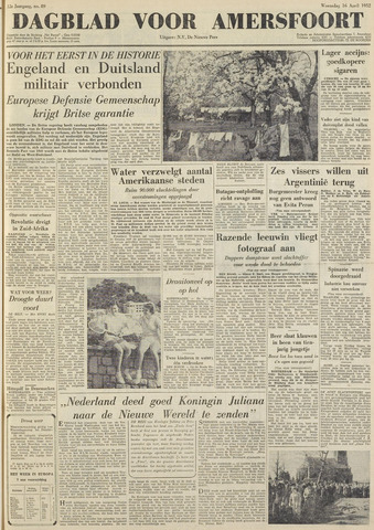 Dagblad voor Amersfoort 1952-04-16