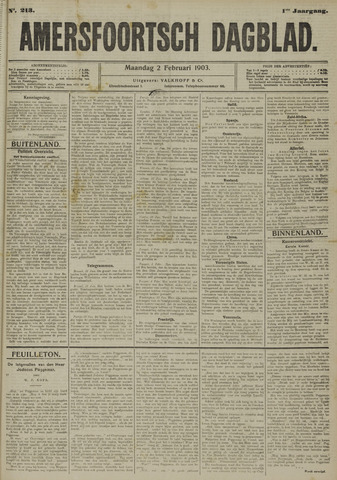 Amersfoortsch Dagblad 1903-02-02