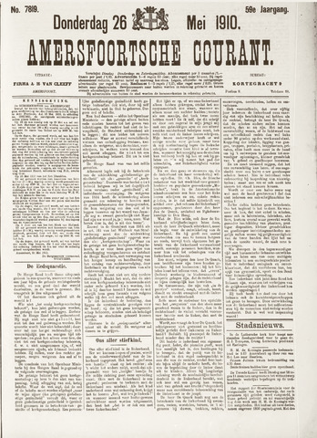 Amersfoortsche Courant 1910-05-26