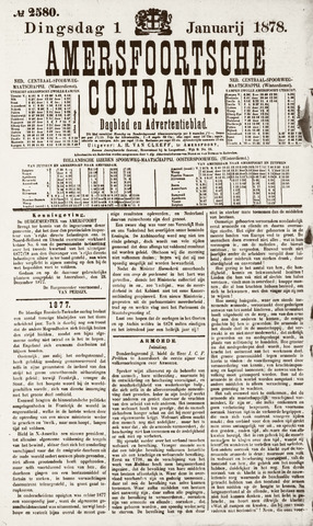 Amersfoortsche Courant 1878