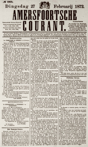 Amersfoortsche Courant 1872-02-27