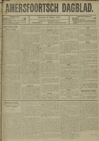 Amersfoortsch Dagblad 1903-03-10