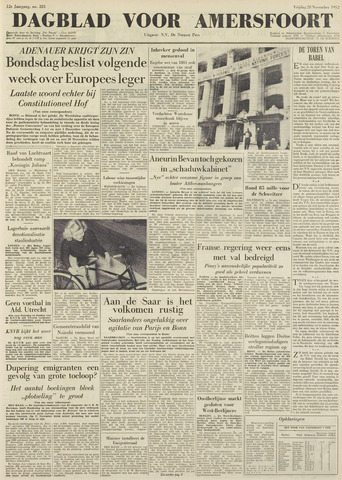 Dagblad voor Amersfoort 1952-11-28