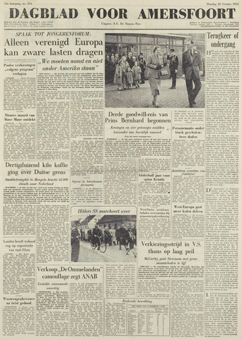 Dagblad voor Amersfoort 1952-10-28