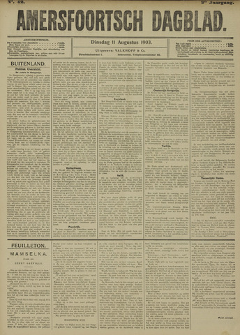 Amersfoortsch Dagblad 1903-08-11