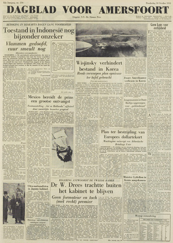Dagblad voor Amersfoort 1952-10-30