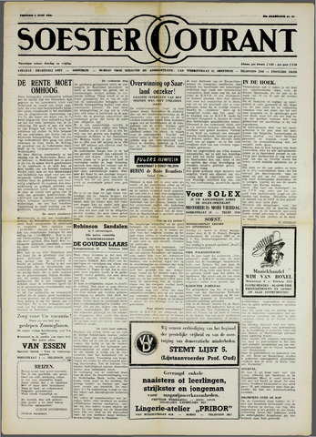 Soester Courant 1956-06-01