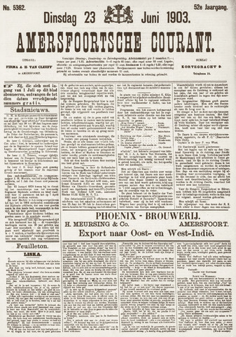 Amersfoortsche Courant 1903-06-23