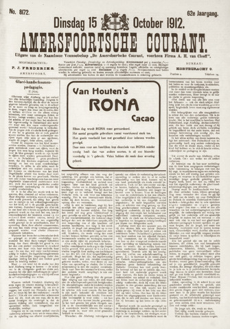 Amersfoortsche Courant 1912-10-15