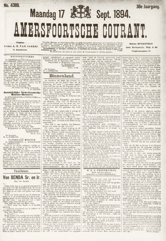 Amersfoortsche Courant 1894-09-17