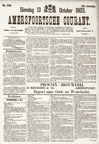 Amersfoortsche Courant 1903-10-13