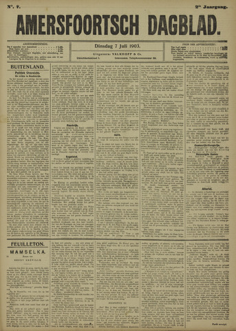 Amersfoortsch Dagblad 1903-07-07