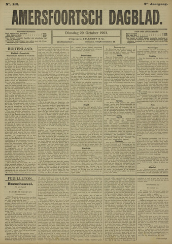 Amersfoortsch Dagblad 1903-10-20